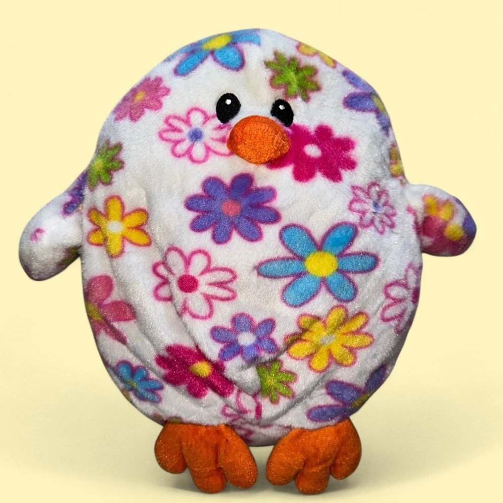 Floral Plush Bird Stuffed Animal